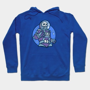 Retro Space Skeleton in Spacesuit Hoodie